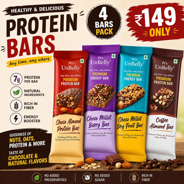 High Protein Bars Pack | MRP ₹240 | Combo Offer ₹149 Only