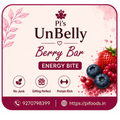 UnBelly Berry Bar Energy Bite | Fruity Healthy Mini Cube