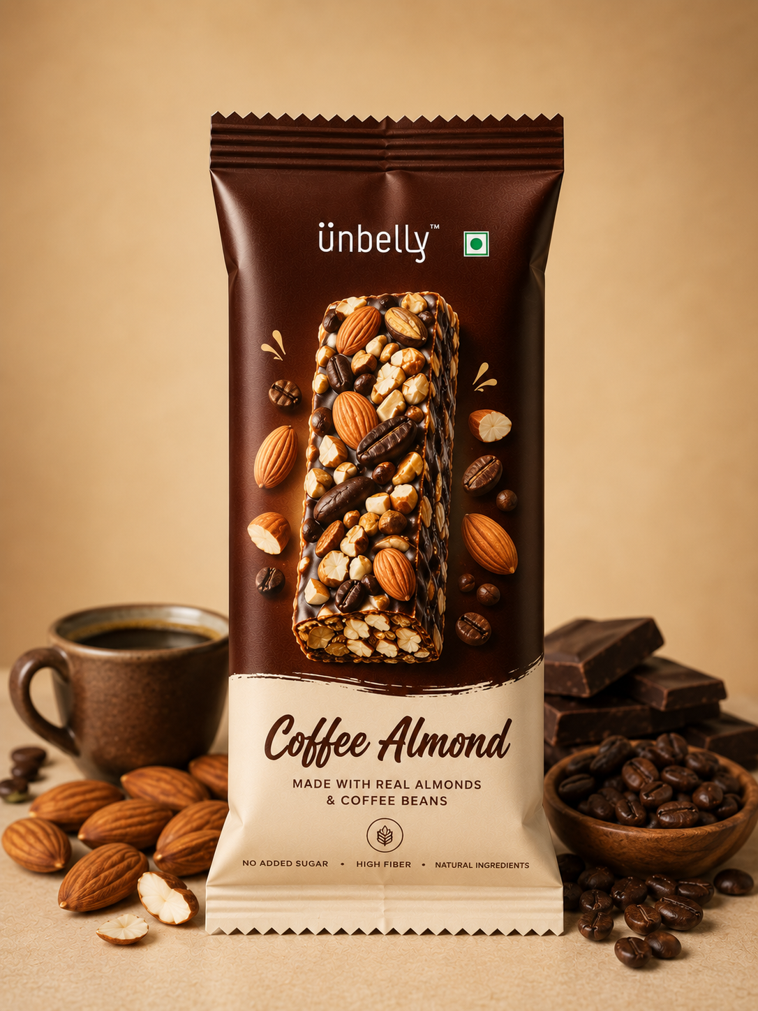 Coffee Almond Protein Bar
