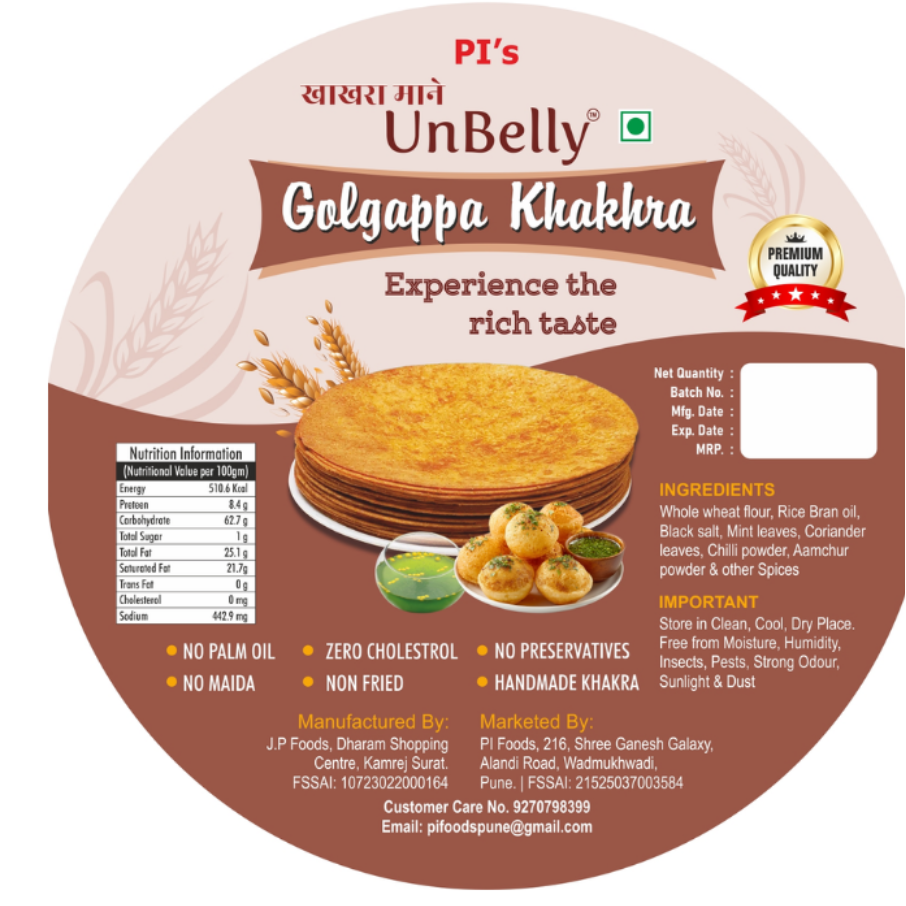 Golgappa Khakra