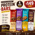 High Protein Bars Pack | Healthy Energy Snack Bars | 4 Bars Combo ₹149