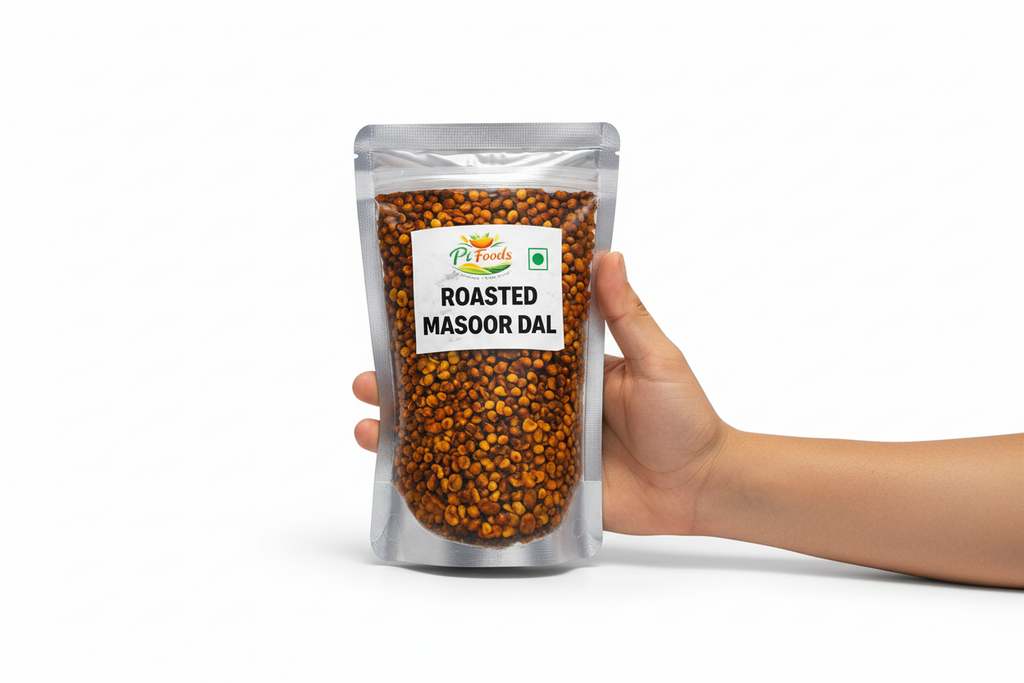 Roasted Masoor Dal – Crunchy Healthy Snack (90g)