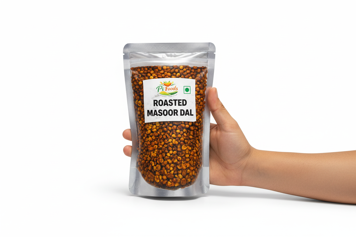 Roasted Masoor Dal – Crunchy Healthy Snack (90g)